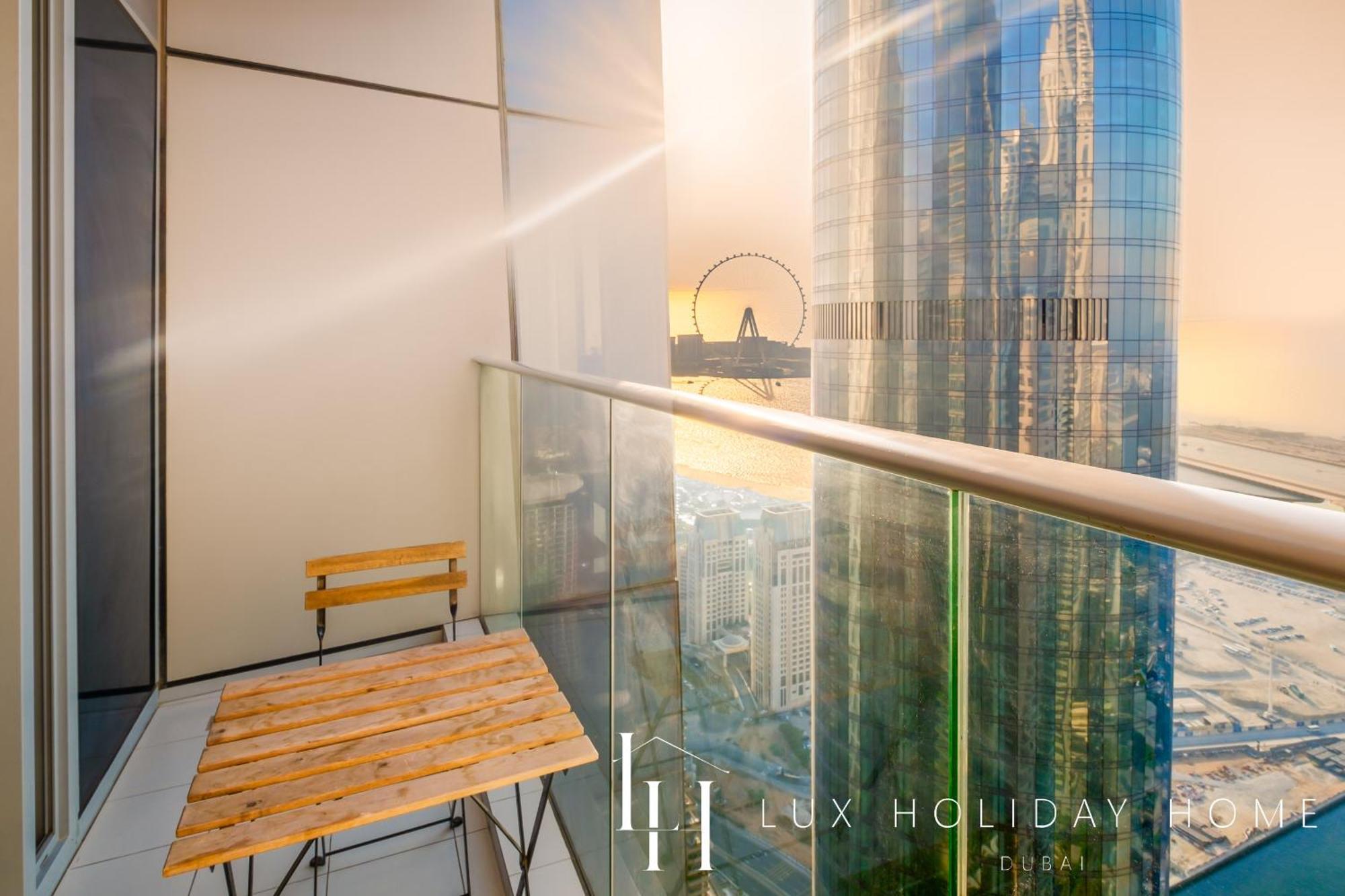 Lux - Lavish Suite With Full Palm Jumeirah View 1 두바이 외부 사진