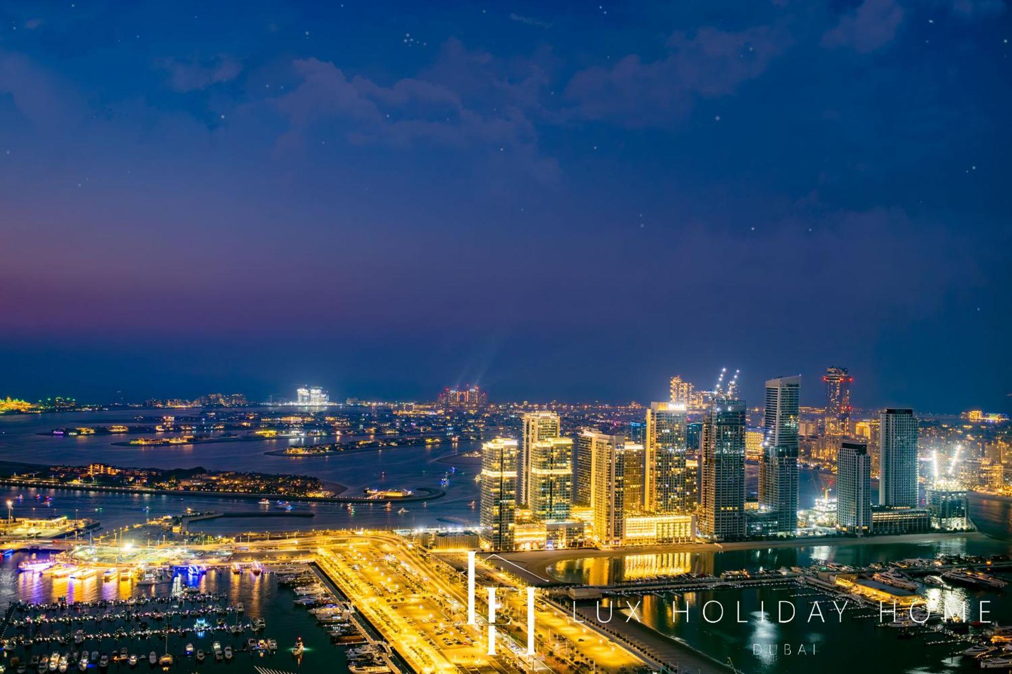 Lux - Lavish Suite With Full Palm Jumeirah View 1 두바이 외부 사진