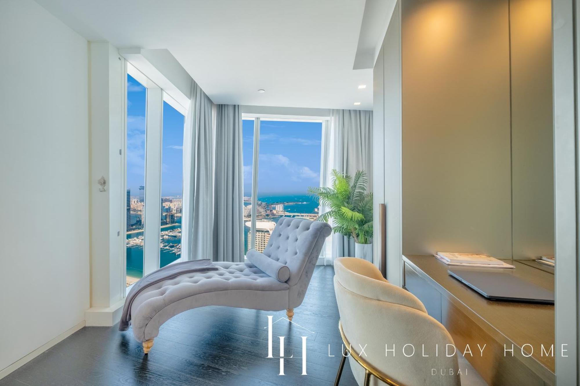 Lux - Lavish Suite With Full Palm Jumeirah View 1 두바이 외부 사진