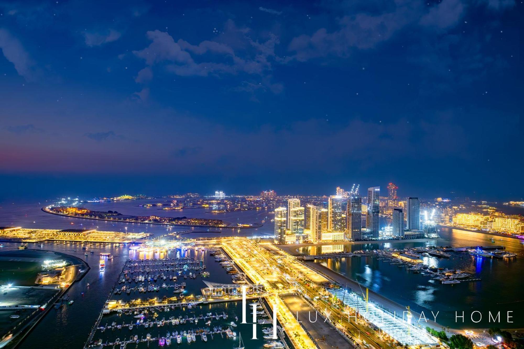 Lux - Lavish Suite With Full Palm Jumeirah View 1 두바이 외부 사진