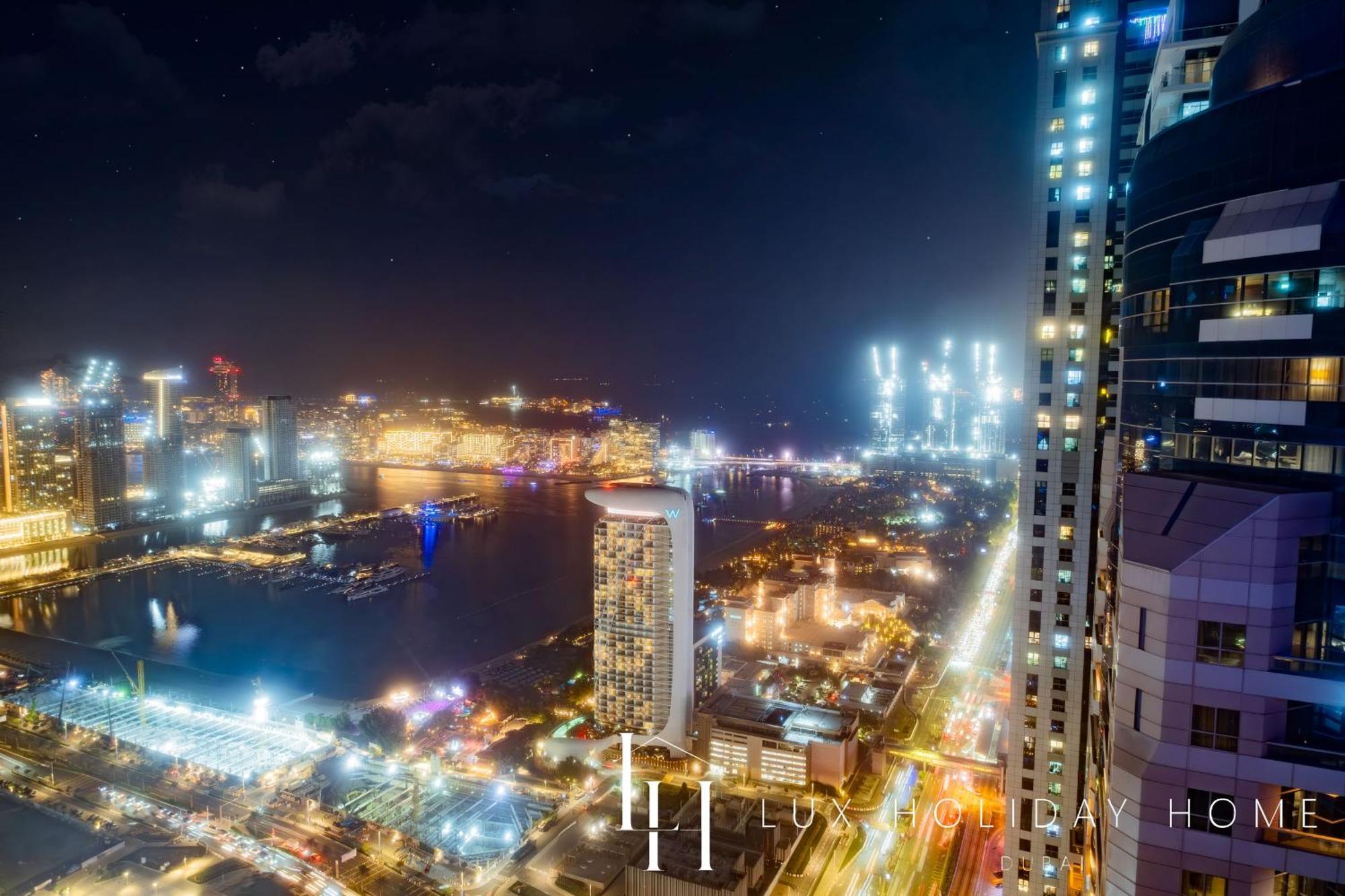 Lux - Lavish Suite With Full Palm Jumeirah View 1 두바이 외부 사진