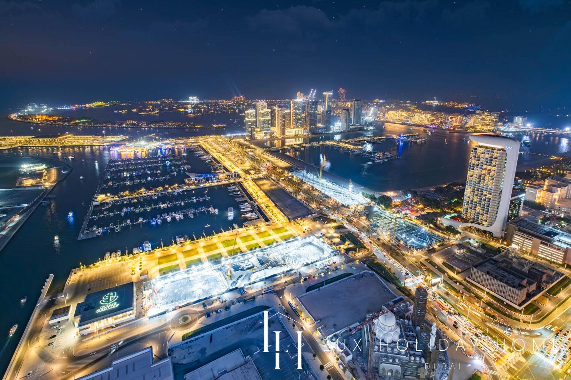 Lux - Lavish Suite With Full Palm Jumeirah View 1 두바이 외부 사진