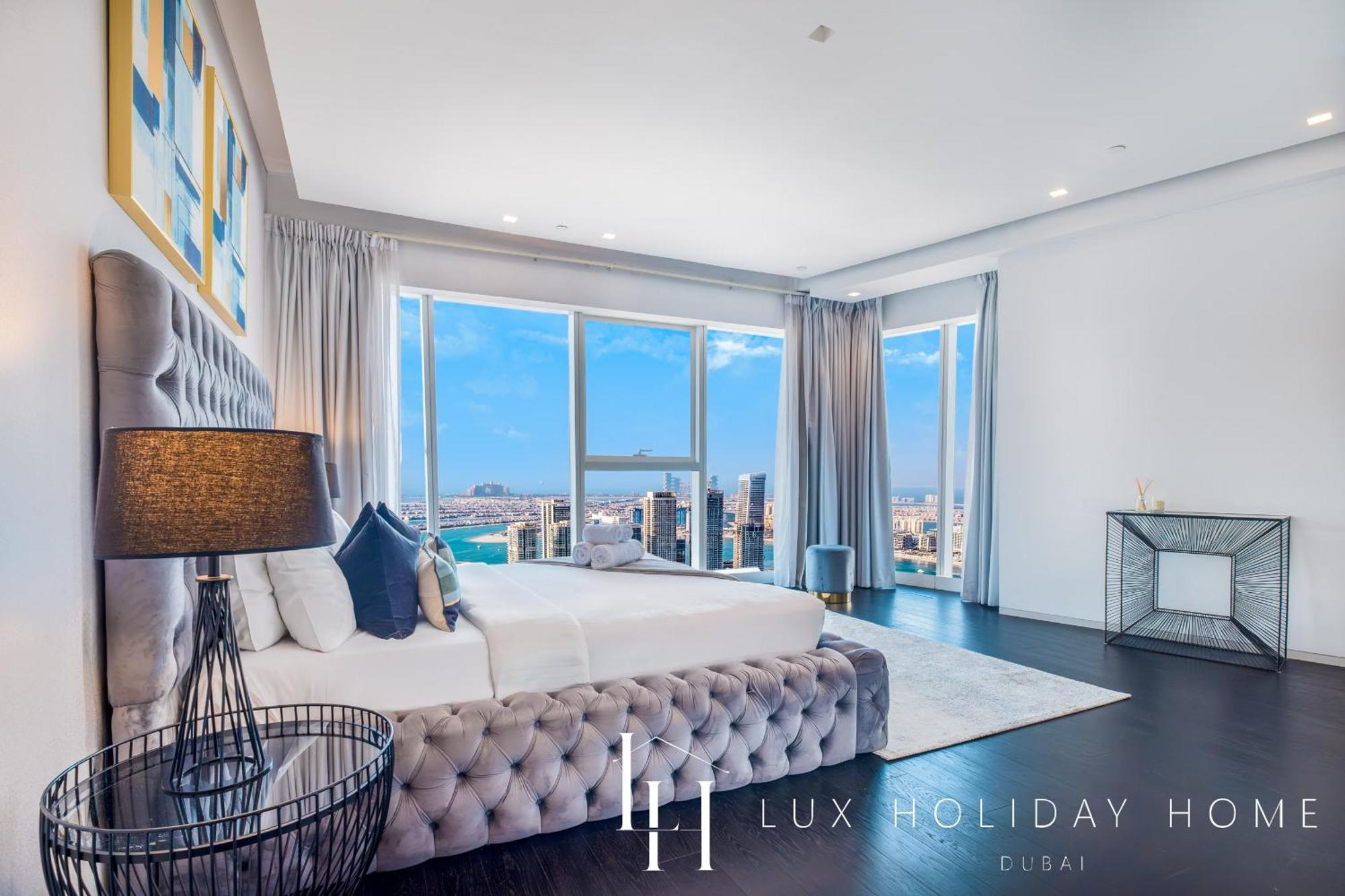 Lux - Lavish Suite With Full Palm Jumeirah View 1 두바이 외부 사진