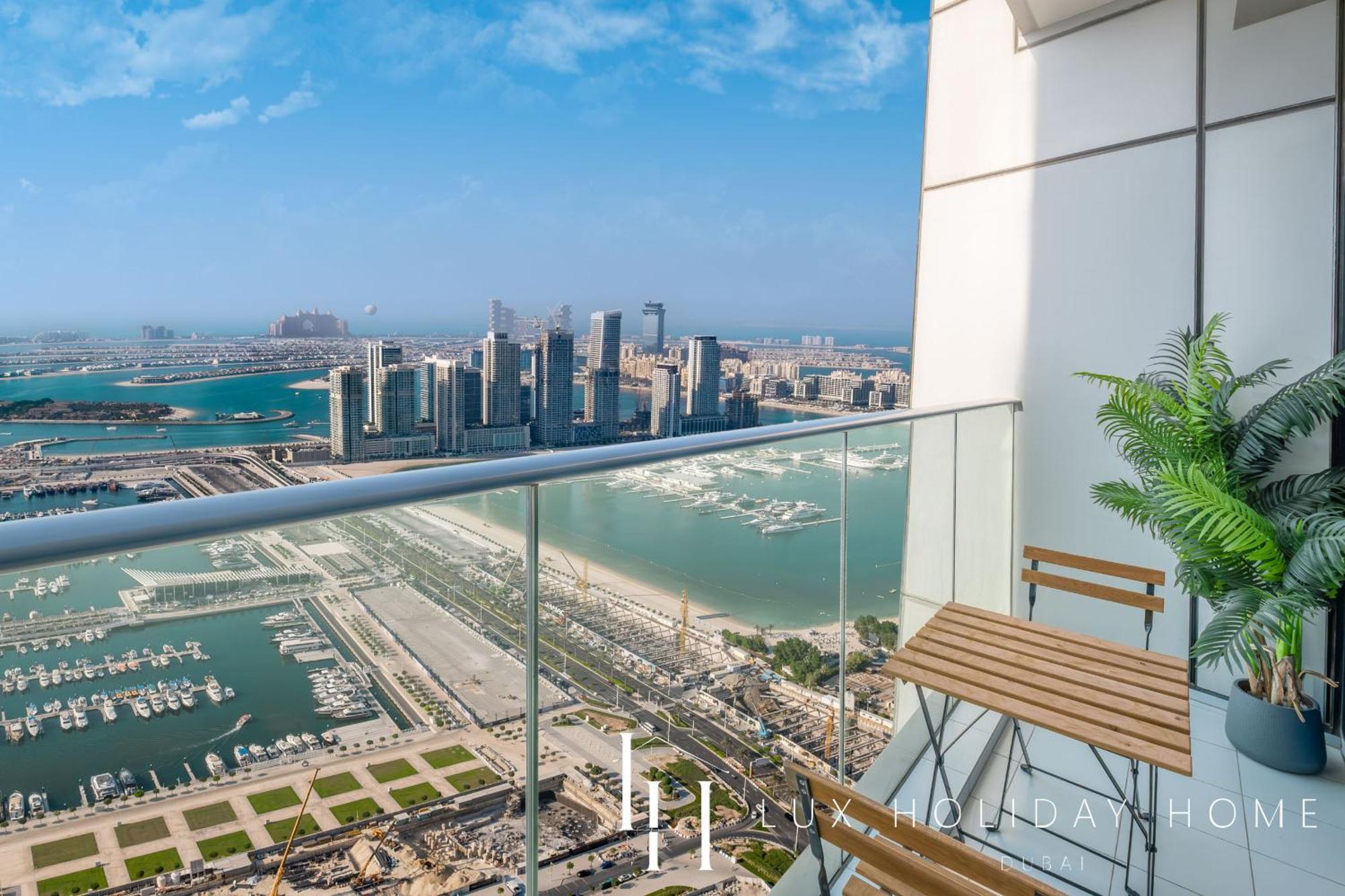 Lux - Lavish Suite With Full Palm Jumeirah View 1 두바이 외부 사진