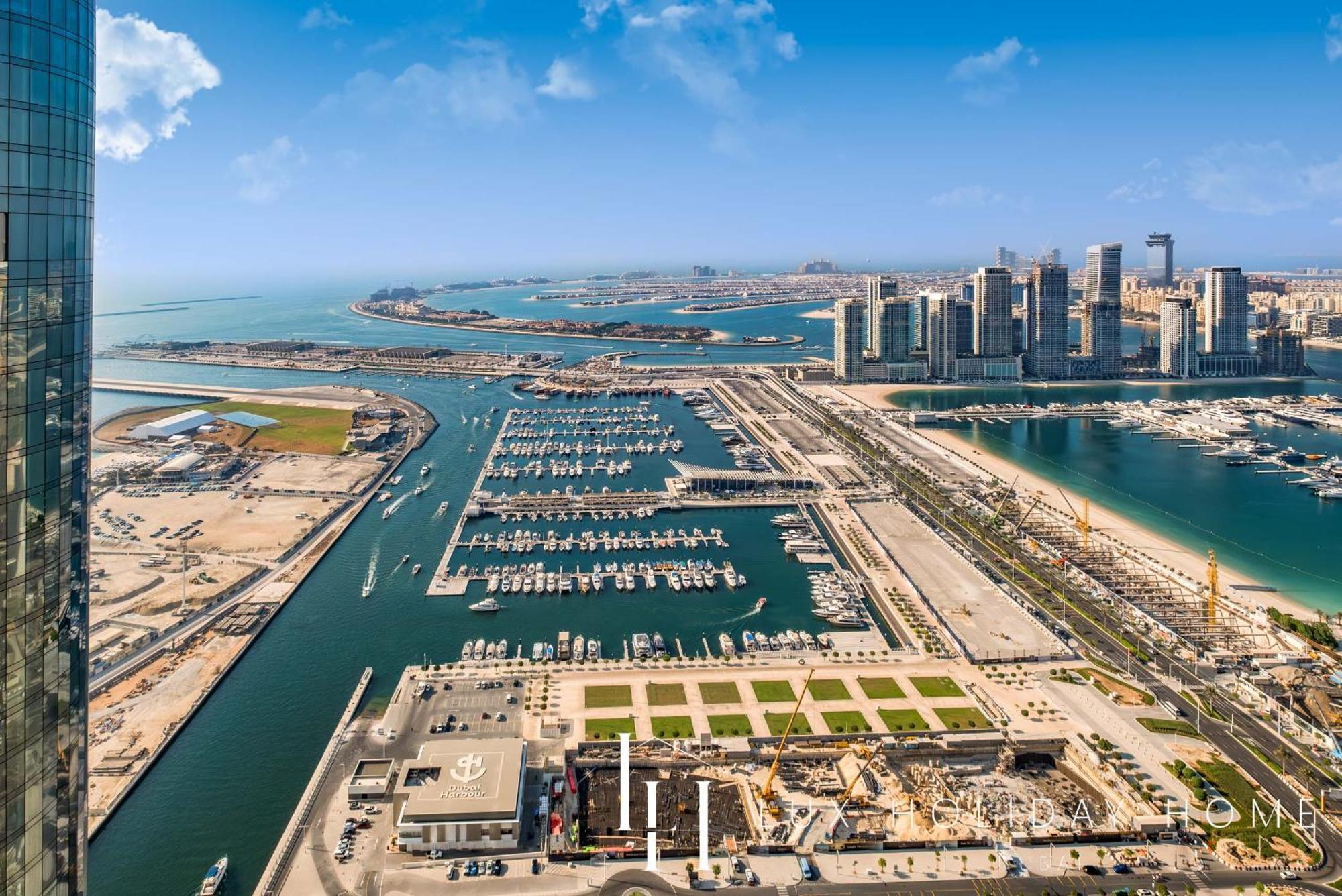 Lux - Lavish Suite With Full Palm Jumeirah View 1 두바이 외부 사진