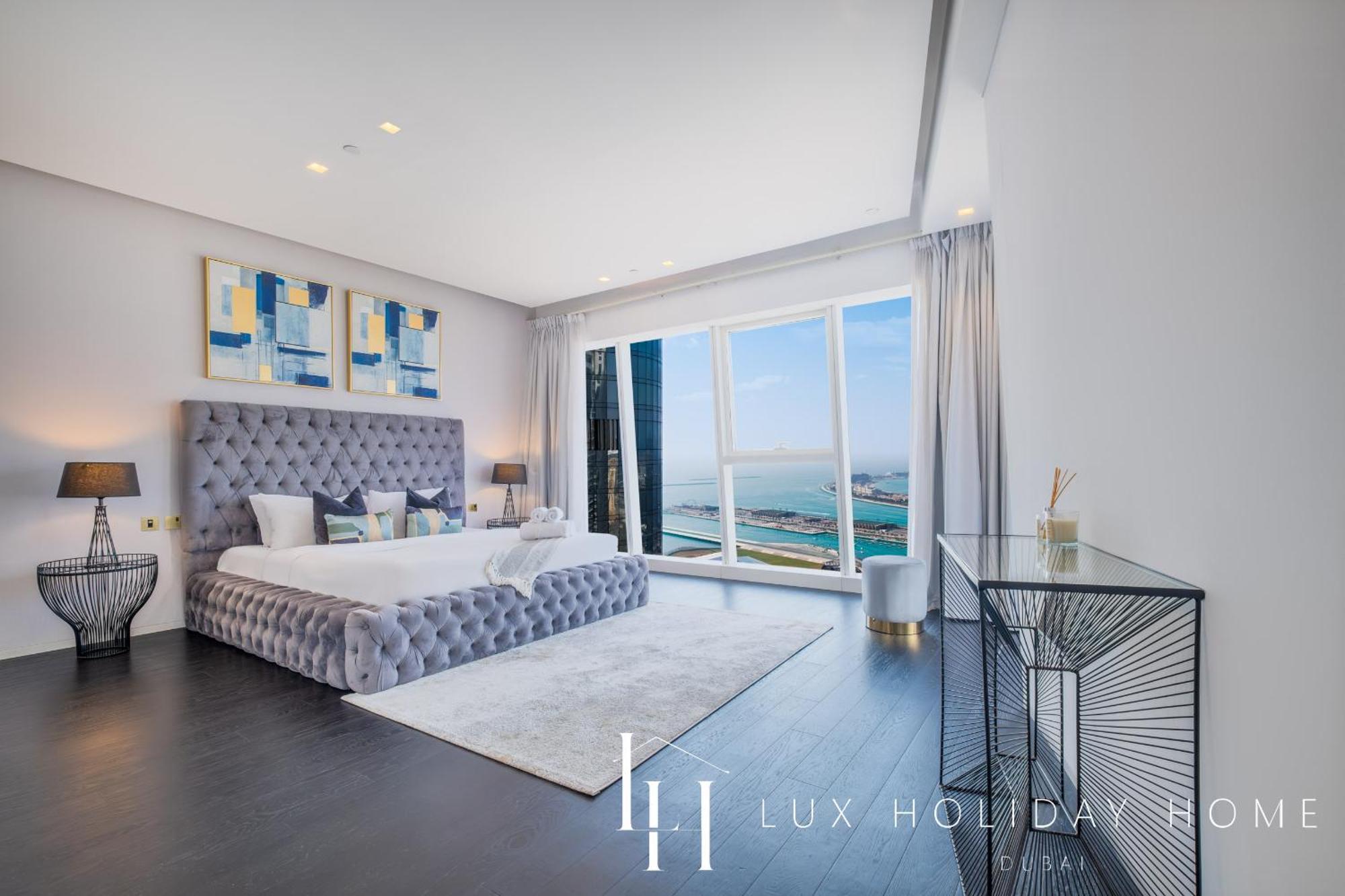 Lux - Lavish Suite With Full Palm Jumeirah View 1 두바이 외부 사진